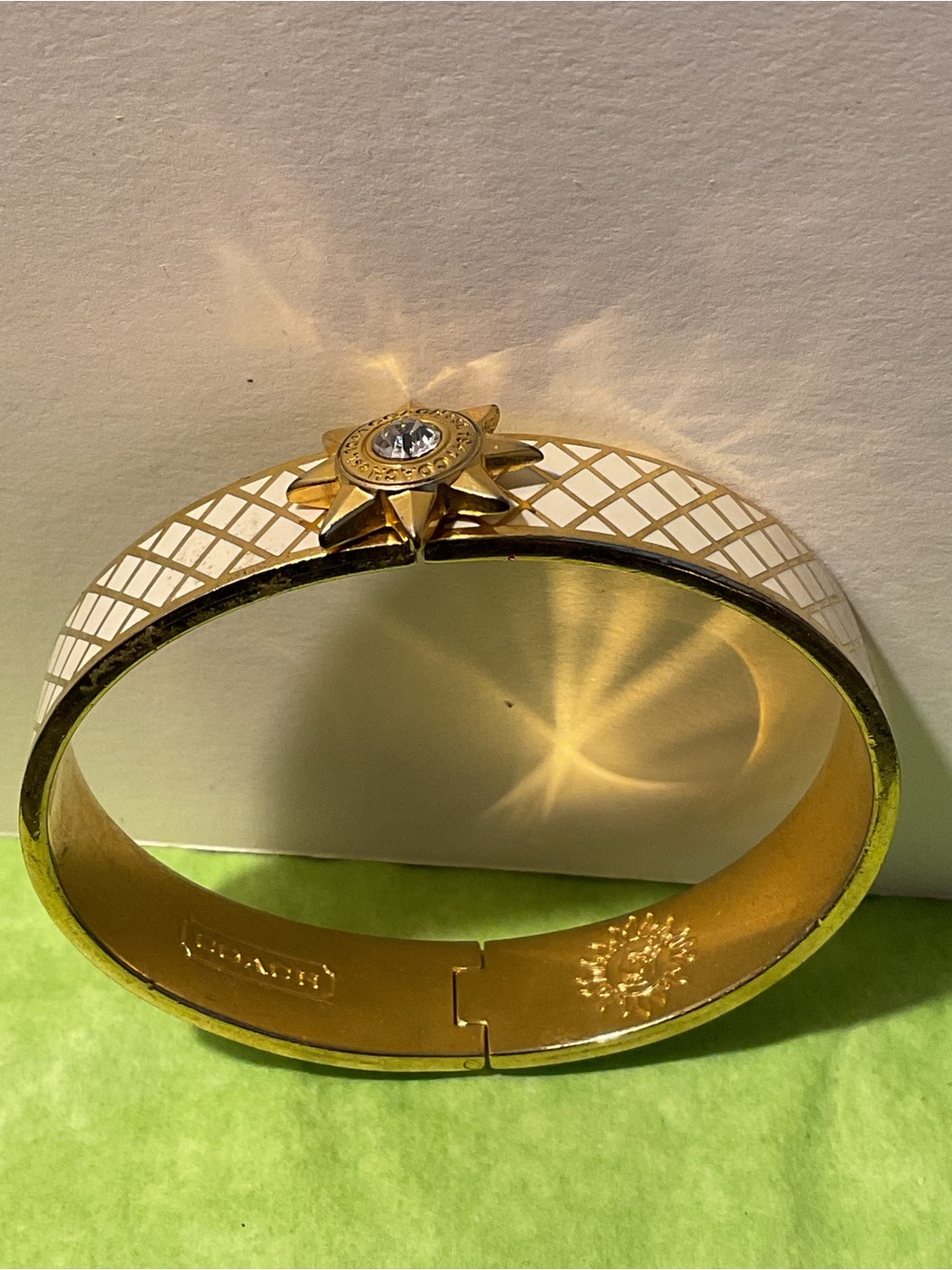 Coach Tony Duguette Starburst Bangle Bracelet